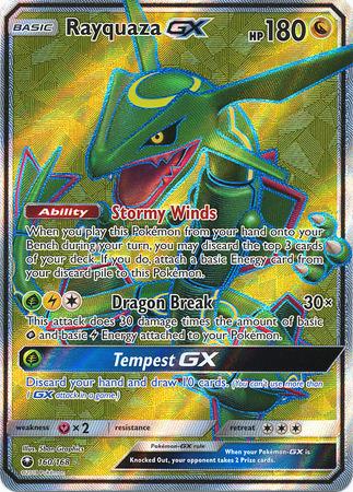 Rayquaza GX #160 Prices | Pokemon Celestial Storm | Pokemon Cards