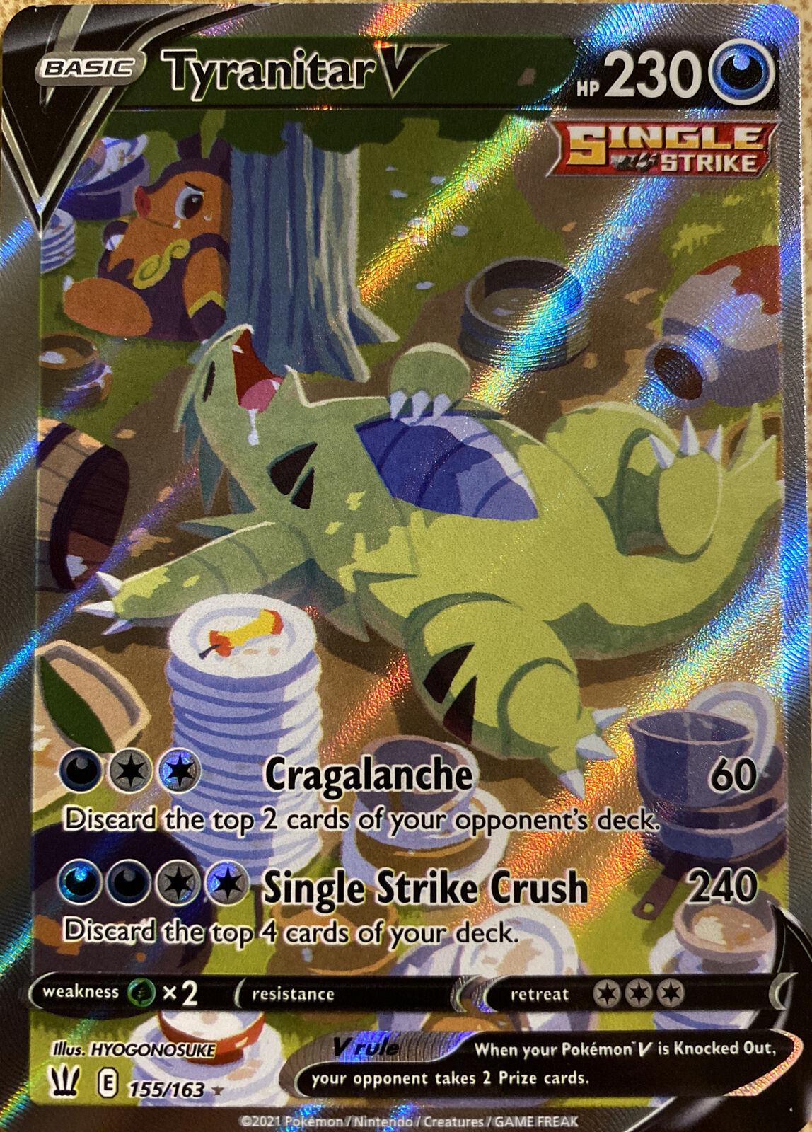 Tyranitar V #155 Prices | Pokemon Battle Styles | Pokemon Cards