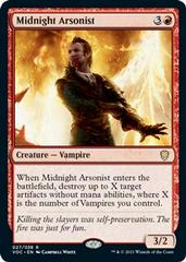 Midnight Arsonist Magic Innistrad: Crimson Vow Commander Prices