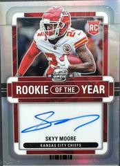 Skyy Moore [Rookie of the Year Autograph Holo] #ROY-SM Football Cards 2022 Panini Contenders Optic Rookie of the Year Prices