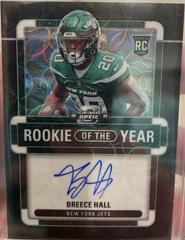 Garrett Wilson [Rookie of the Year Autograph Black Scope] #ROY-GW Football Cards 2022 Panini Contenders Optic Rookie of the Year Prices