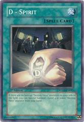D - Spirit [1st Edition] YuGiOh Power of the Duelist Prices
