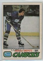 Harold Snepsts Hockey Cards 1977 O-Pee-Chee Prices