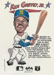 Card Back | Ken Griffey Jr. Baseball Cards 1990 Collect A Books