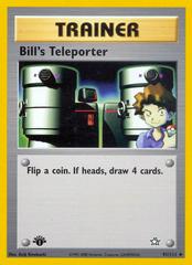 Bill's Teleporter [1st Edition] #91 Pokemon Neo Genesis Prices