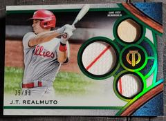 J. T. Realmuto [Green] #TR-JR Baseball Cards 2022 Panini Absolute Threads Retail Prices