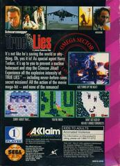 True Lies - Back | True Lies Sega Game Gear