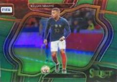 Kylian Mbappe [Green] #217 Soccer Cards 2022 Panini Select FIFA Prices