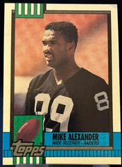 Mike Alexander [Disclaimer Back] Football Cards 1990 Topps Prices