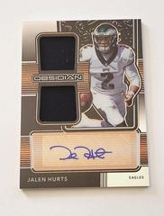 Jalen Hurts [Jersey Autograph Electric Etch Orange] #222 Football Cards 2020 Panini Obsidian Prices