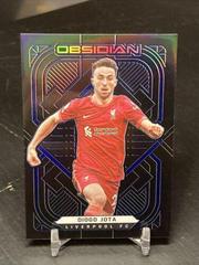 Diogo Jota [Electric Etch Blue] #104 Soccer Cards 2021 Panini Obsidian Prices