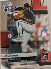 Josiah Gray [Holo] #TR-4 Baseball Cards 2022 Panini Donruss Optic The Rookies Prices