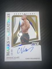 Cain Velasquez Ufc Cards 2021 Panini Immaculate UFC Marks of Greatness Autographs Prices