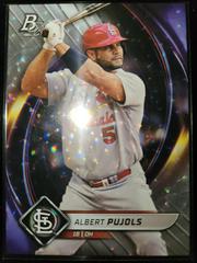Albert Pujols [Ice Foil] #2 Baseball Cards 2022 Bowman Platinum Prices