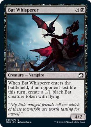 Bat Whisperer [Foil] Magic Innistrad: Midnight Hunt