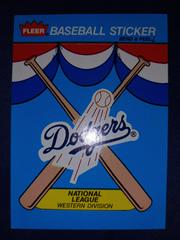 Los Angeles Dodgers Baseball Cards 1989 Fleer Baseball Stickers Prices
