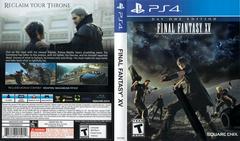 Slip Cover Scan By Canadian Brick Cafe | Final Fantasy XV Playstation 4