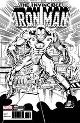 Invincible Iron Man [Romita Jr. Remastered Sketch] Comic Books Invincible Iron Man Prices