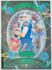 Josh Allen [Emerald] #SN-JAL Football Cards 2022 Panini Contenders Supernatural Prices