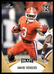 Amari Rodgers [Gold] #32 Football Cards 2021 Leaf Ultimate Draft Prices