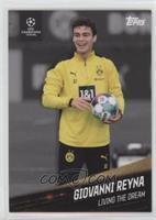 Living The Dream - Giovanni Reyna [Smiling with Ball in Hand] #LDGR6 Soccer Cards 2020 Topps on Demand Giovanni Reyna Breakthrough Season Prices