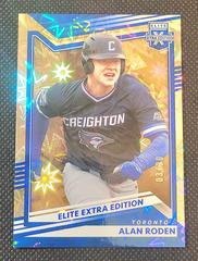 Alan Roden [Blue] #98 Baseball Cards 2022 Panini Elite Extra Edition Prices