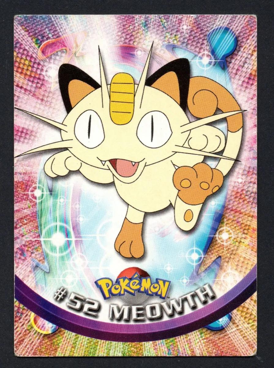 Meowth #52 Pokemon 1999 Topps TV