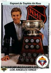 Wayne Gretzky [Art Ross Trophy] Hockey Cards 1990 Upper Deck French Prices