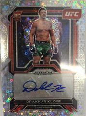 Drakkar Klose [Under Card] #SA-DKL Ufc Cards 2023 Panini Prizm UFC Superstar Autographs Prices