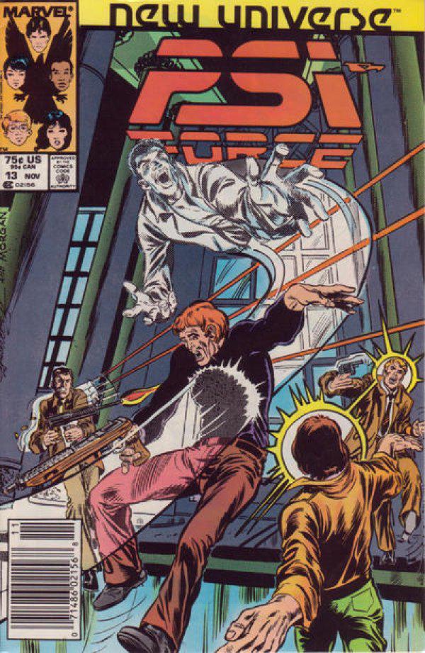 PSI-Force [Newsstand] #13 (1987) Comic Books Psi-Force