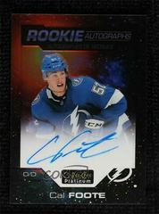Cal Foote [Cosmic] #R-CF Hockey Cards 2020 O Pee Chee Platinum Rookie Autographs Prices
