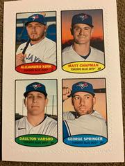 Alejandro Kirk, Matt Chapman, Daulton Varsho, George Springer Baseball Cards 2023 Topps Heritage 1974 Stamps High Number Prices
