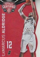 LaMarcus Aldridge Platinum Red #1 Basketball Cards 2014 Panini Totally Certified Prices