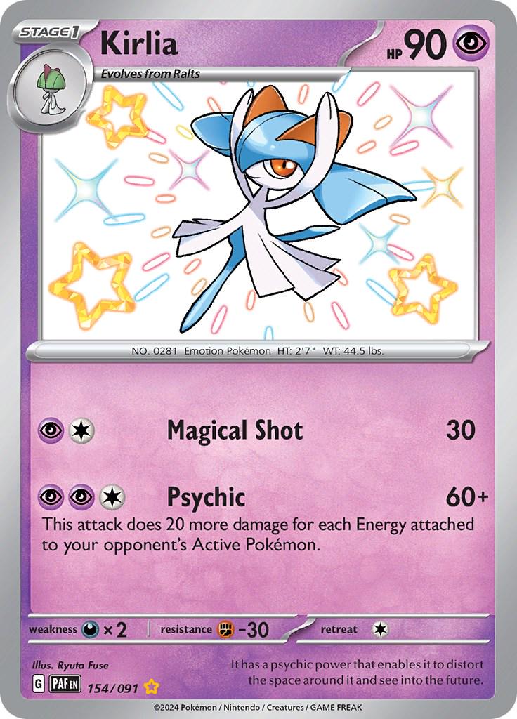 Kirlia #154 Pokemon Paldean Fates