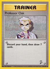 Professor Oak Pokemon Base Set 2 Prices
