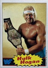 Hulk Hogan #1 Wrestling Cards 1985 Topps WWF Prices