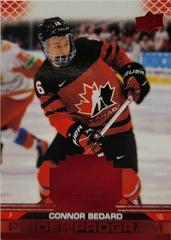 Connor Bedard [Red] #78 Hockey Cards 2022 Upper Deck Team Canada Juniors Prices
