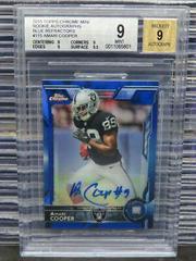 Amari Cooper [Running Autograph Blue Refractor] #115 Football Cards 2015 Topps Chrome Mini Prices