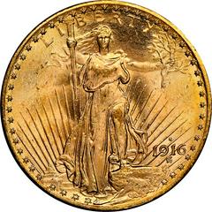 1916 S Coins Saint-Gaudens Gold Double Eagle Prices