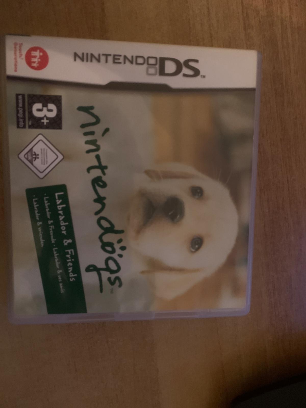 Nintendogs Labrador and Friends Item, Box, and Manual PAL Nintendo DS