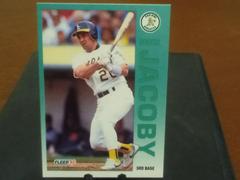 Brook Jacoby, Jr #260 Baseball Cards 1992 Fleer Prices