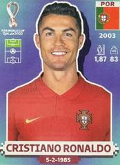 Cristiano Ronaldo #POR18 Soccer Cards 2022 Panini World Cup Qatar Stickers Prices