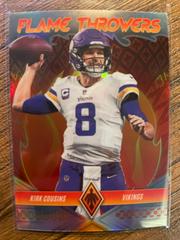 Kirk Cousins #FT-10 Football Cards 2022 Panini Phoenix Flame Throwers Prices