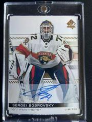 Sergei Bobrovsky [Limited Autograph] #15 Hockey Cards 2019 SP Authentic Prices