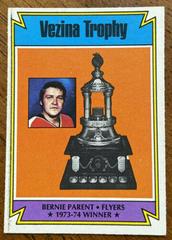 Bernie Parent [Vezina Trophy] #249 Hockey Cards 1974 O-Pee-Chee Prices