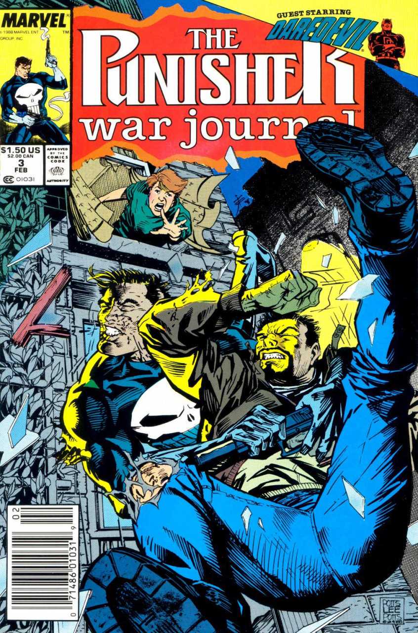 Punisher War Journal [Newsstand] #3 (1988) Comic Books Punisher War Journal