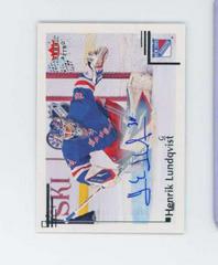 Henrik Lundqvist [Autograph] Hockey Cards 2012 Fleer Retro Prices