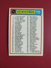 Checklist 1-132 #24 Hockey Cards 1978 O-Pee-Chee Prices