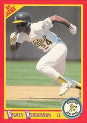 Rickey Henderson #360 Baseball Cards 1990 Score Prices
