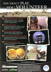 Back Cover | Medal of Honor: Allied Assault PC Games